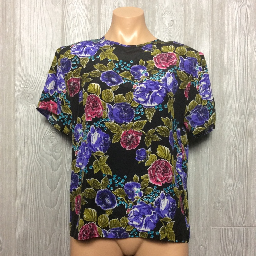 Vintage Floral Blouse